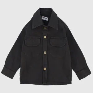 Chemise longue en charbon