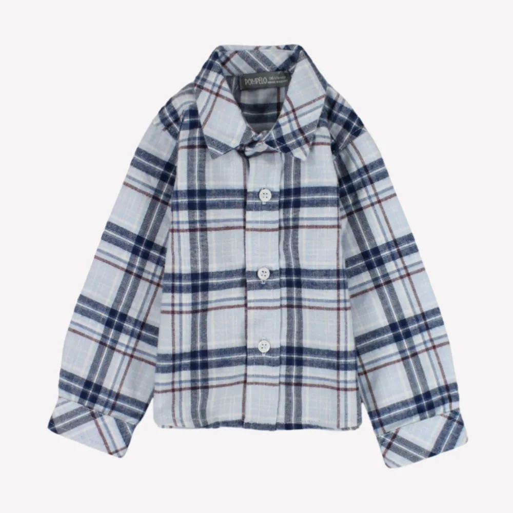 Chemise à carreaux à manches longues