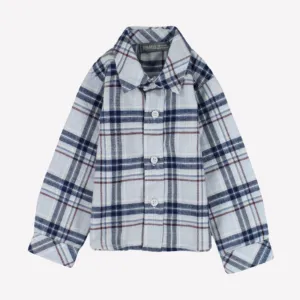 Chemise à carreaux à manches longues