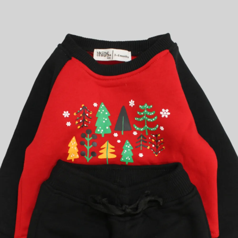 Pyjama en polaire à manches longues pour jours froids