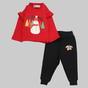 Pyjama en polaire à manches longues pour hiver froid