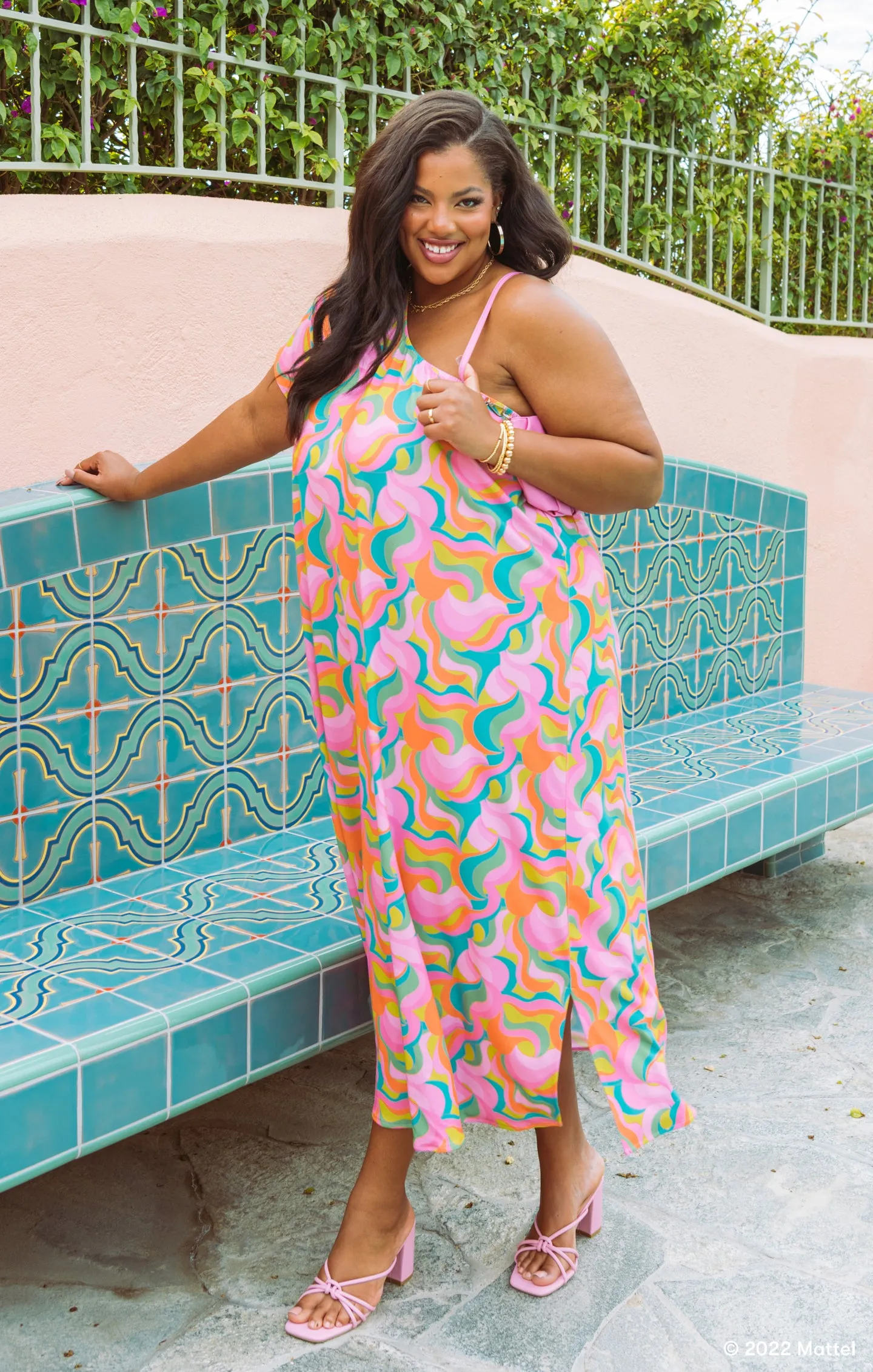 Robe longue Christie ~ Vague de fête Barbie™