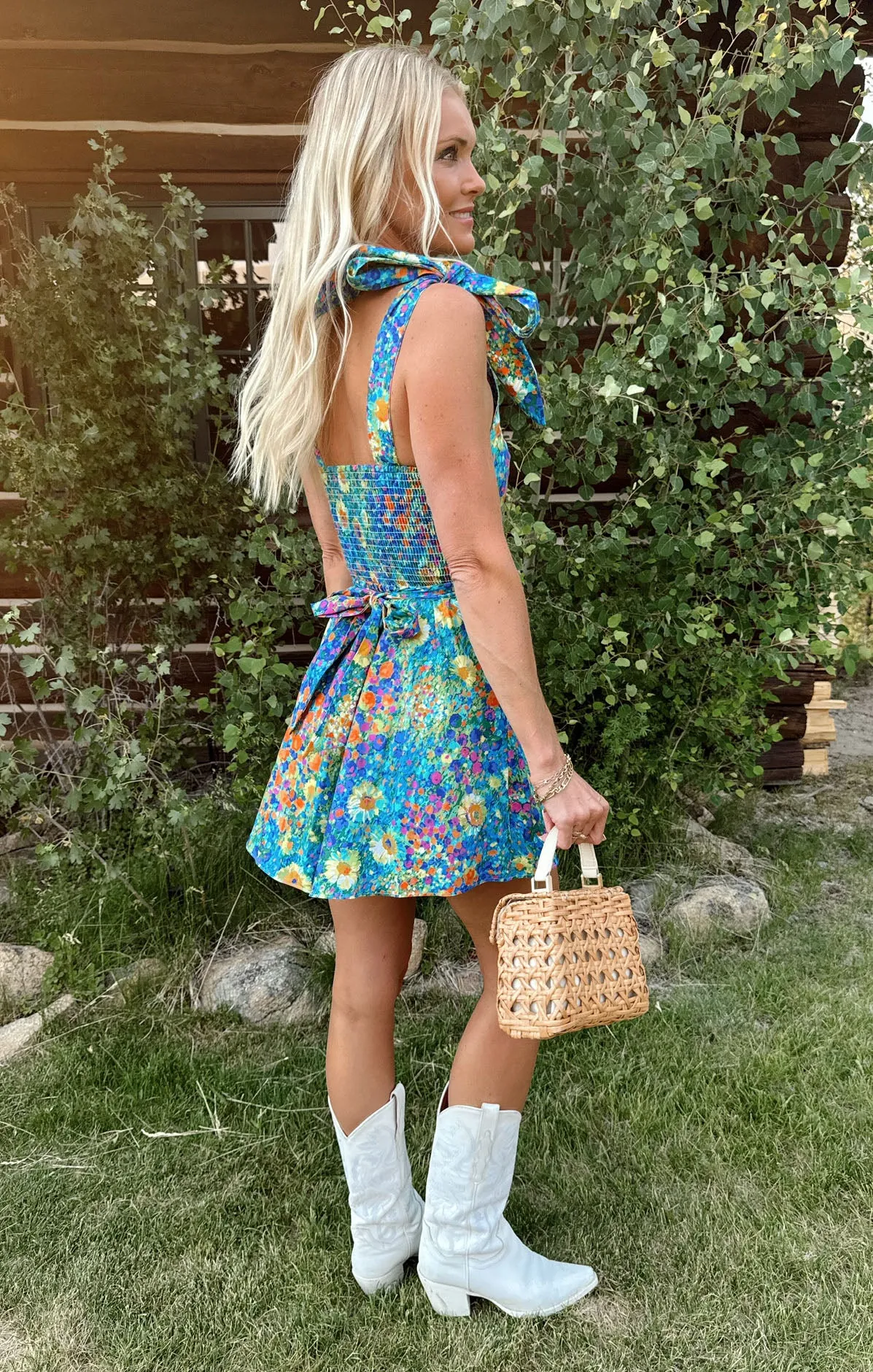 Robe Claire Mini ~ Pétales Peints
