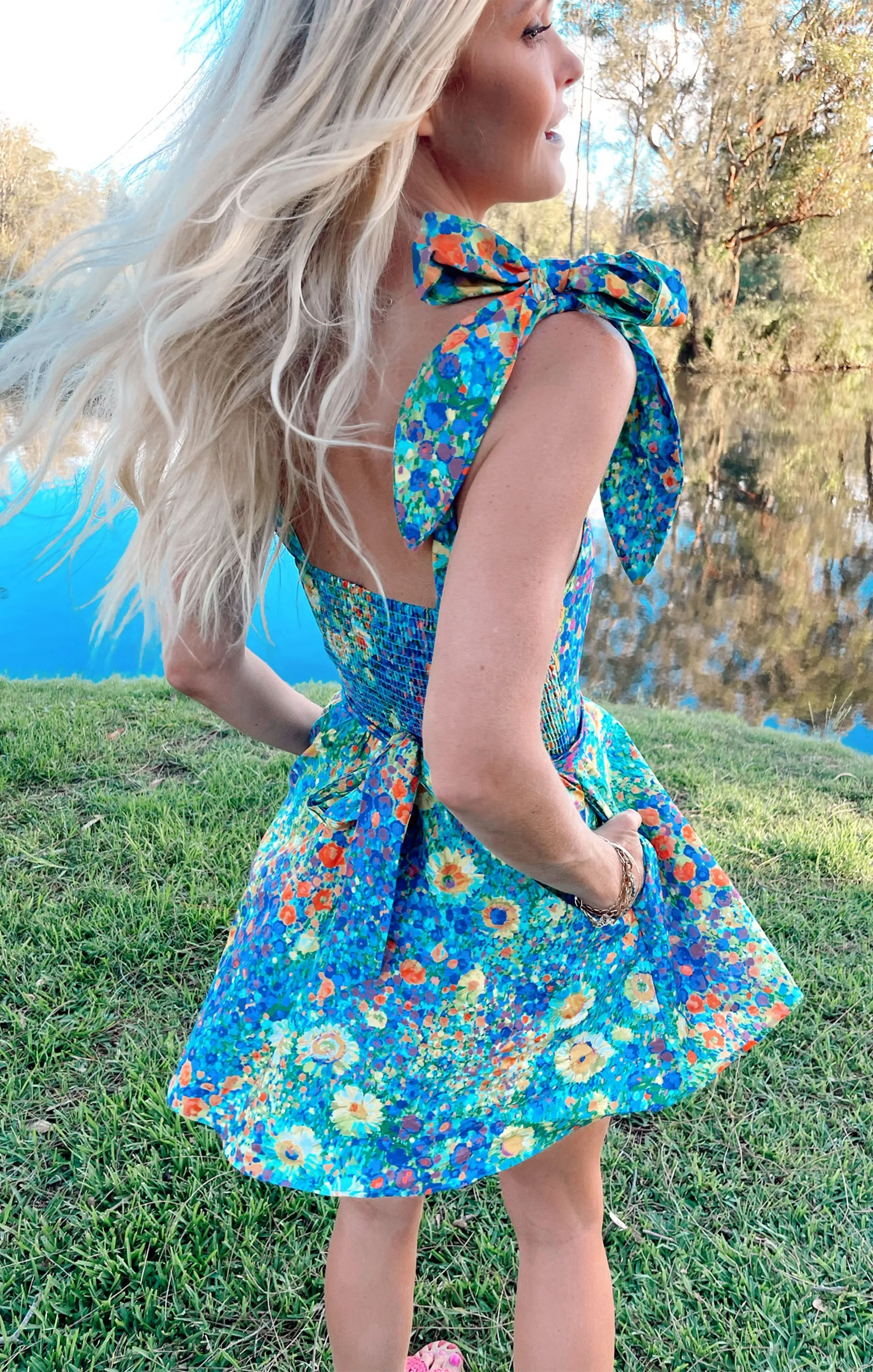 Robe Claire Mini ~ Pétales Peints