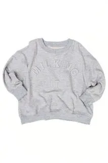 Claude & Co: Eden Sweat à effet lait - Gris Chiné