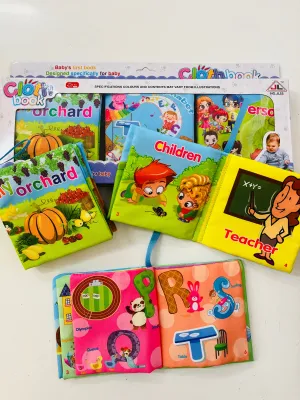 Lot de 3 Livres en Tissu