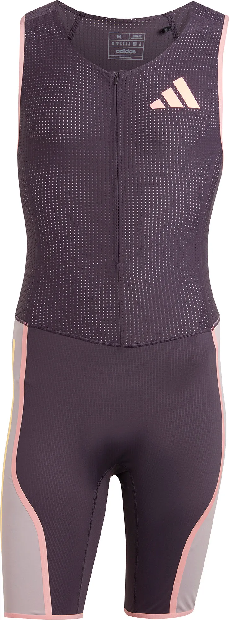 Vêtements Adidas Homme Combinaison de Course Adizero Promo Sans Manches pour Hommes - Violet