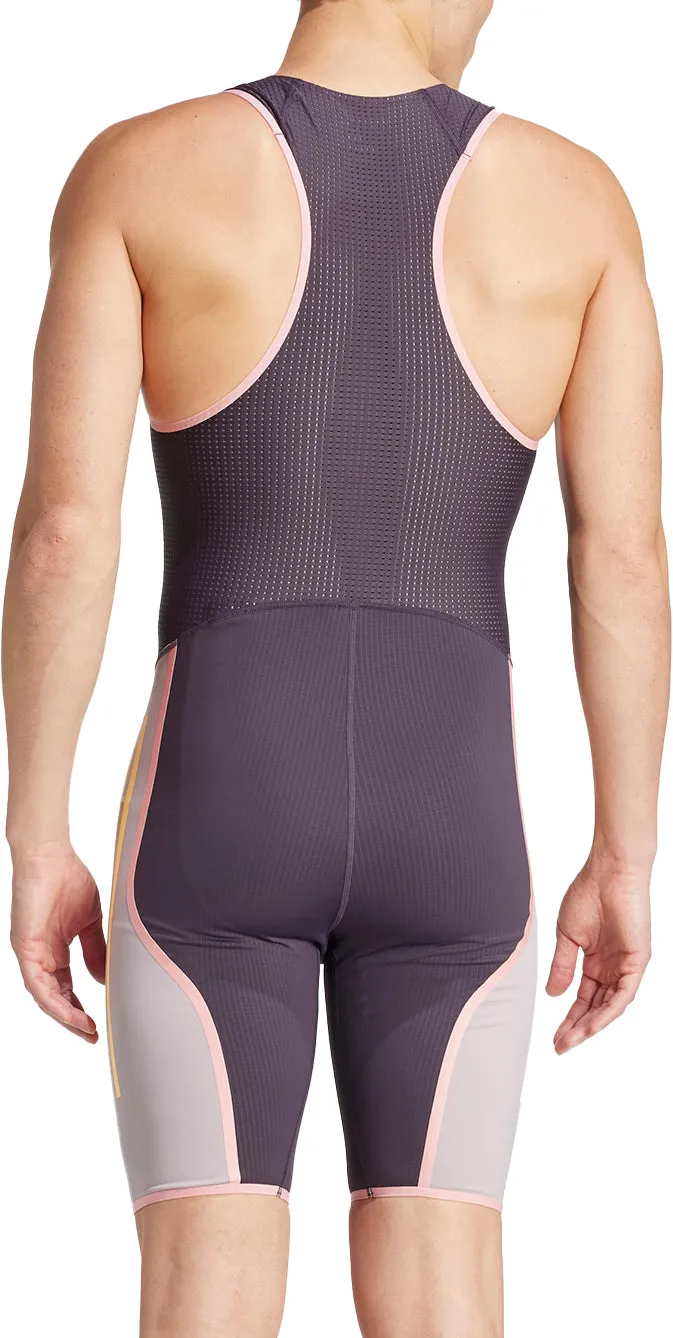 Vêtements Adidas Homme Combinaison de Course Adizero Promo Sans Manches pour Hommes - Violet