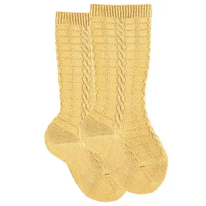 Chaussettes hautes Cóndor Kneehigh Banane C Ndor