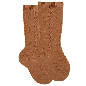 Chaussettes Cóndor Kneehigh Cannelle C Ndor