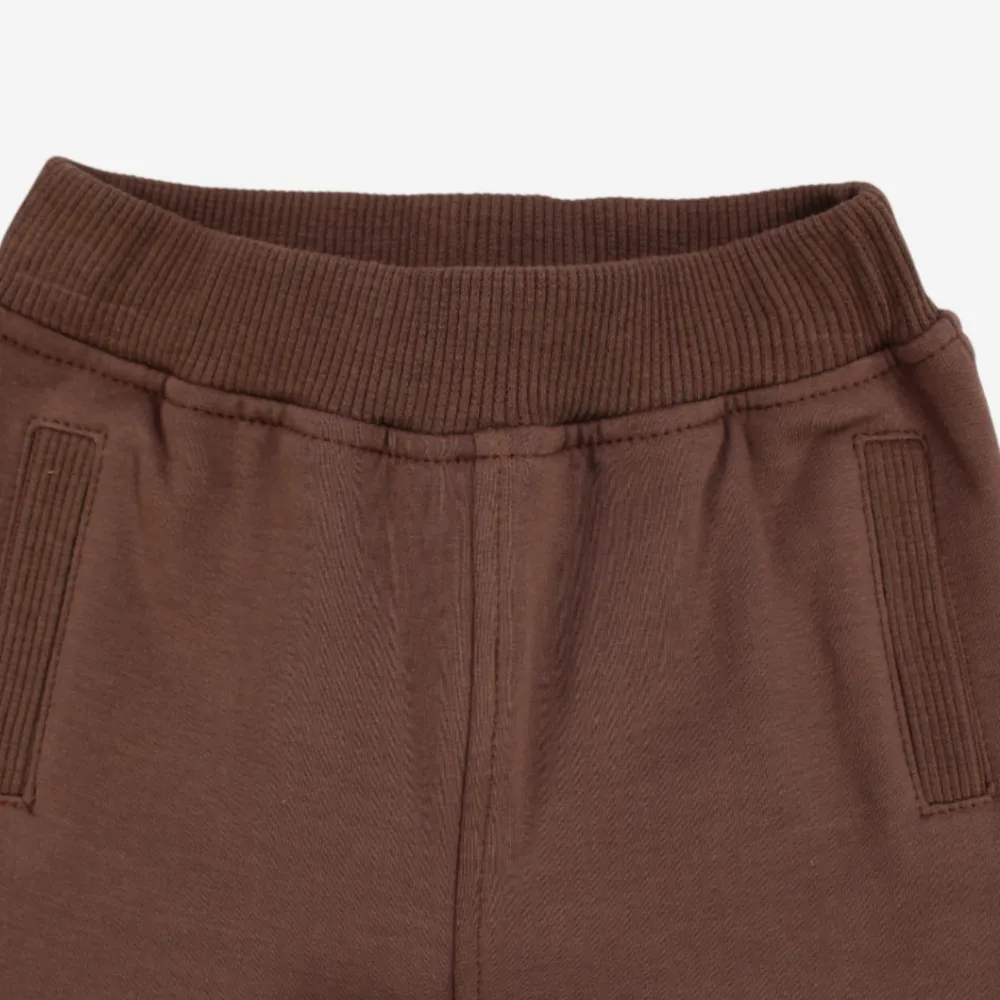 Pantalon de survêtement confortable café