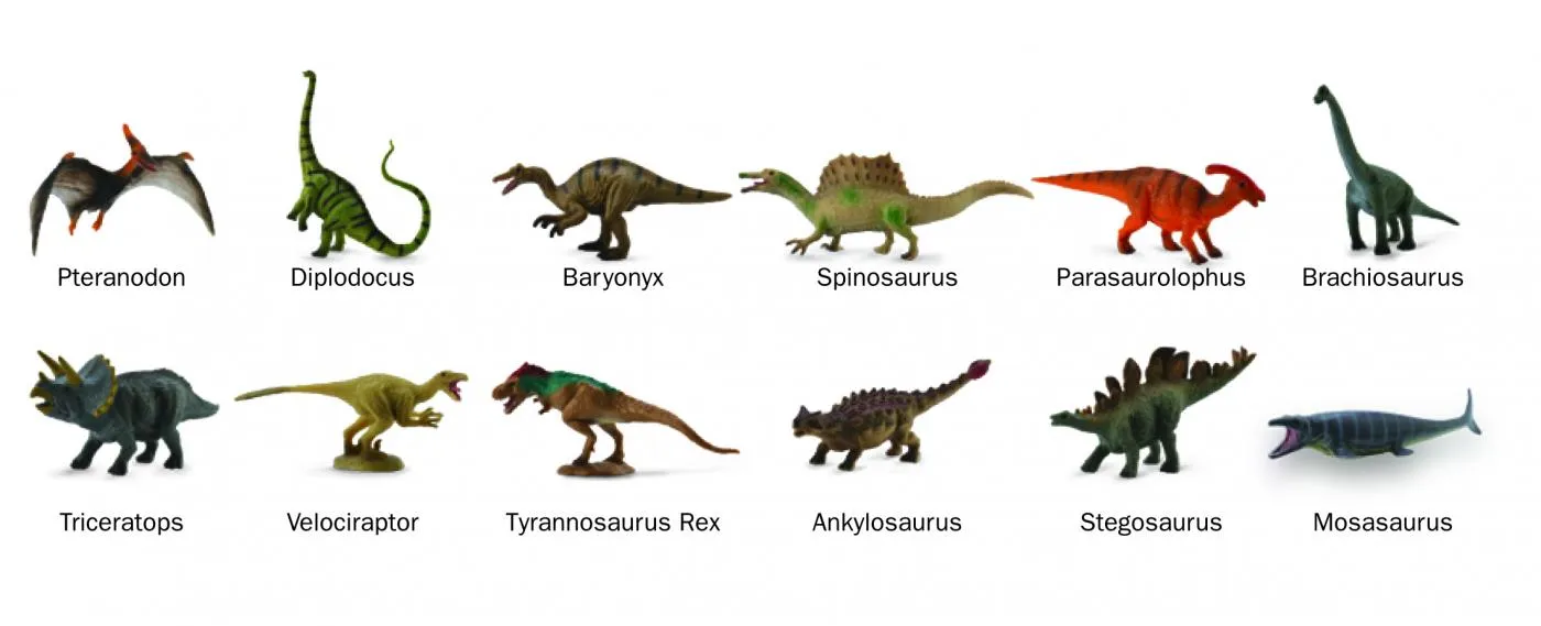 Collecta Mini Jeu de Dinosaures Monde Préhistorique