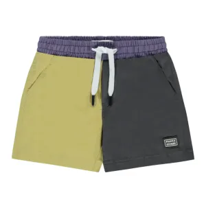 Short de bain à motifs colorés - Gris foncé par Stains & Stories - VENTE FINALE