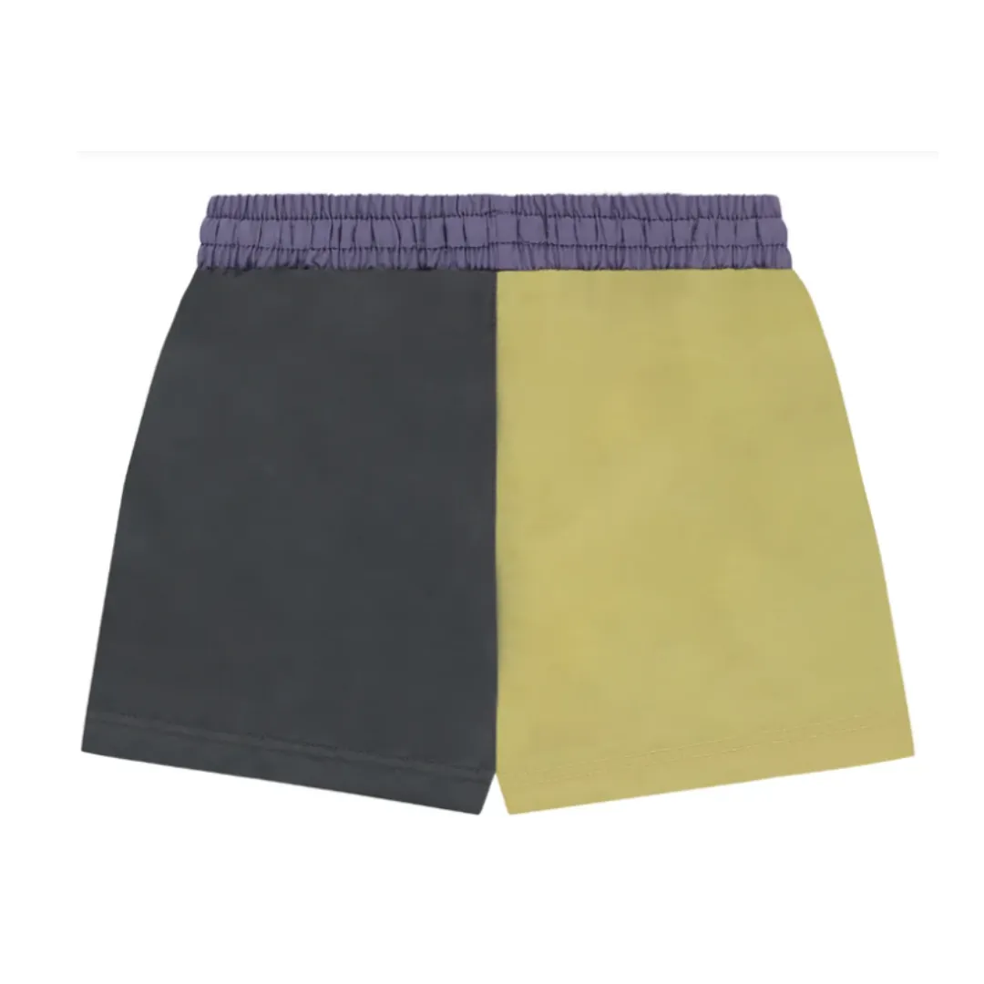 Short de bain à motifs colorés - Gris foncé par Stains & Stories - VENTE FINALE