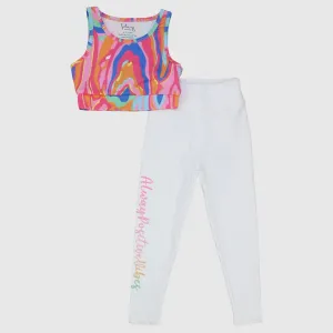 Ensemble de vêtements coloré en 2 pièces