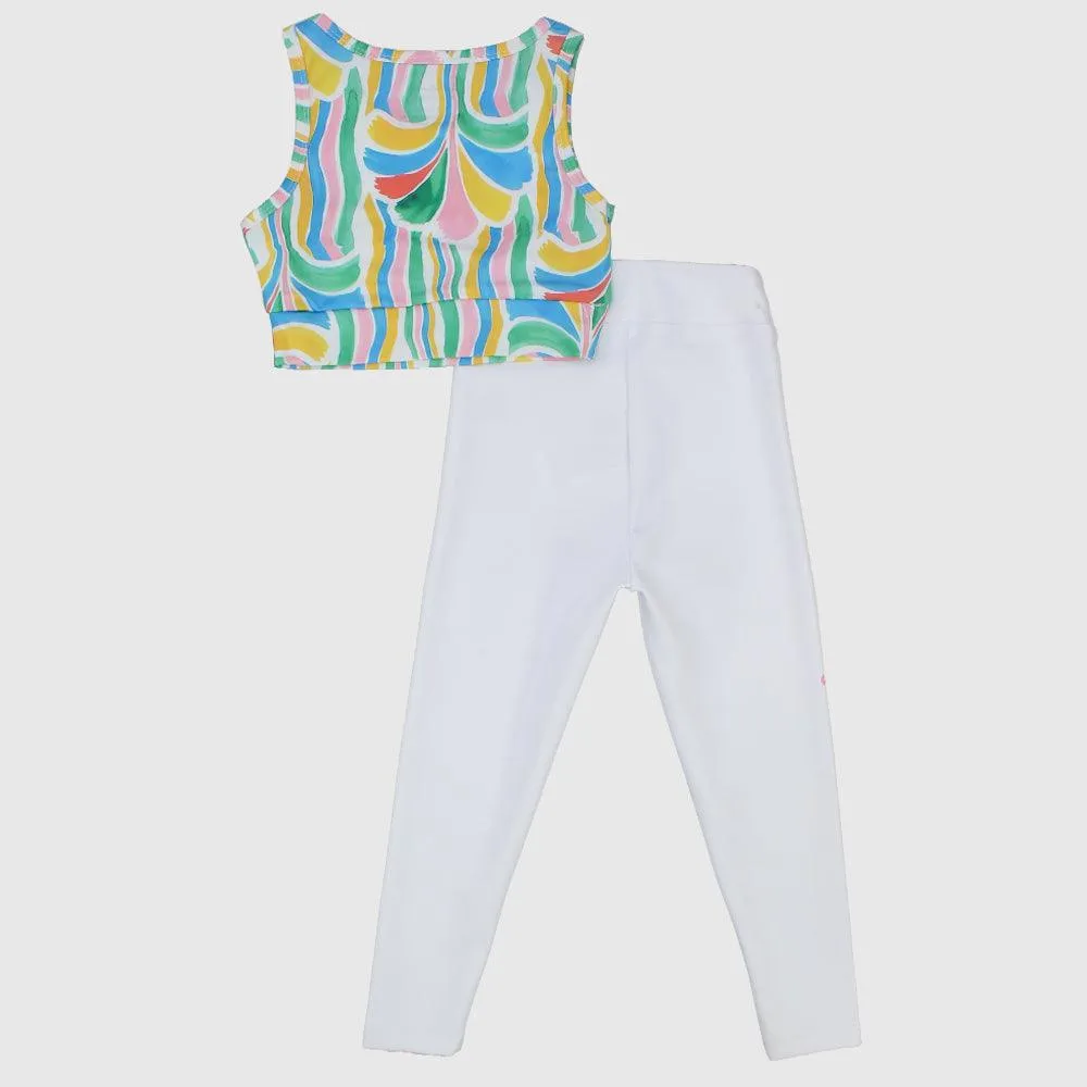 Ensemble de vêtements coloré en 2 pièces