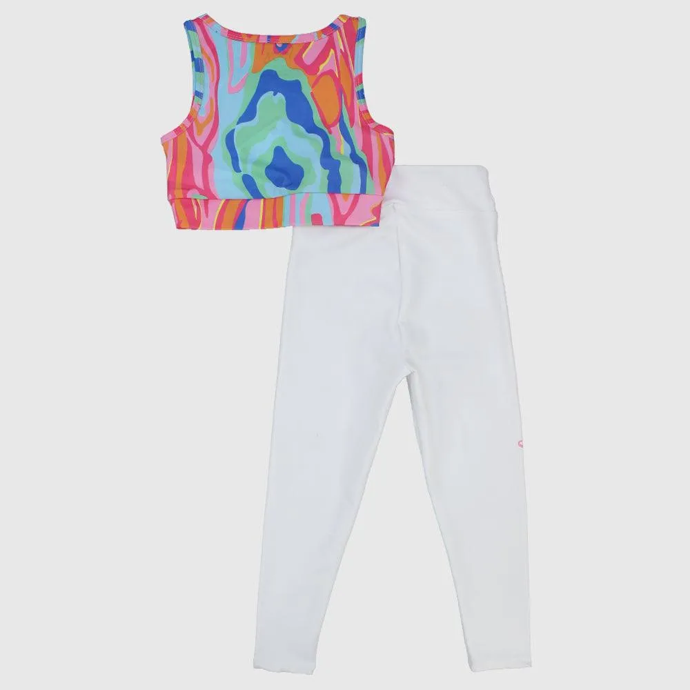 Ensemble de vêtements coloré en 2 pièces