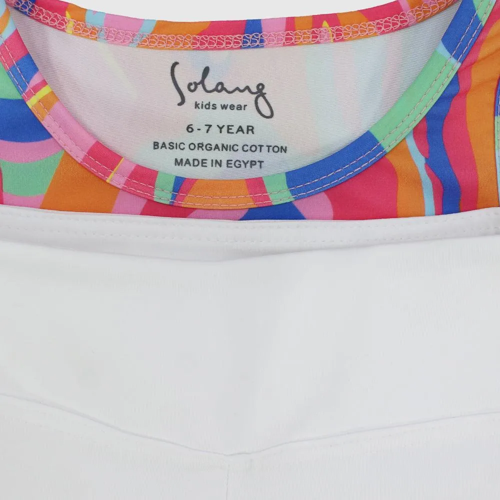 Ensemble de vêtements coloré en 2 pièces