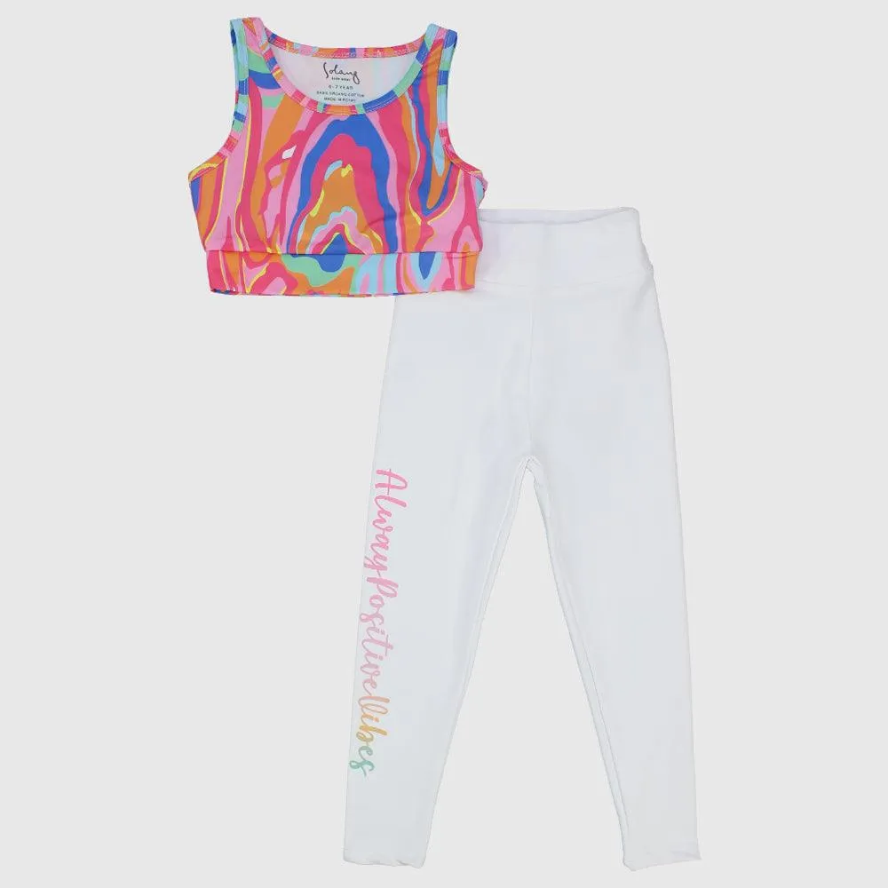Ensemble de vêtements coloré en 2 pièces