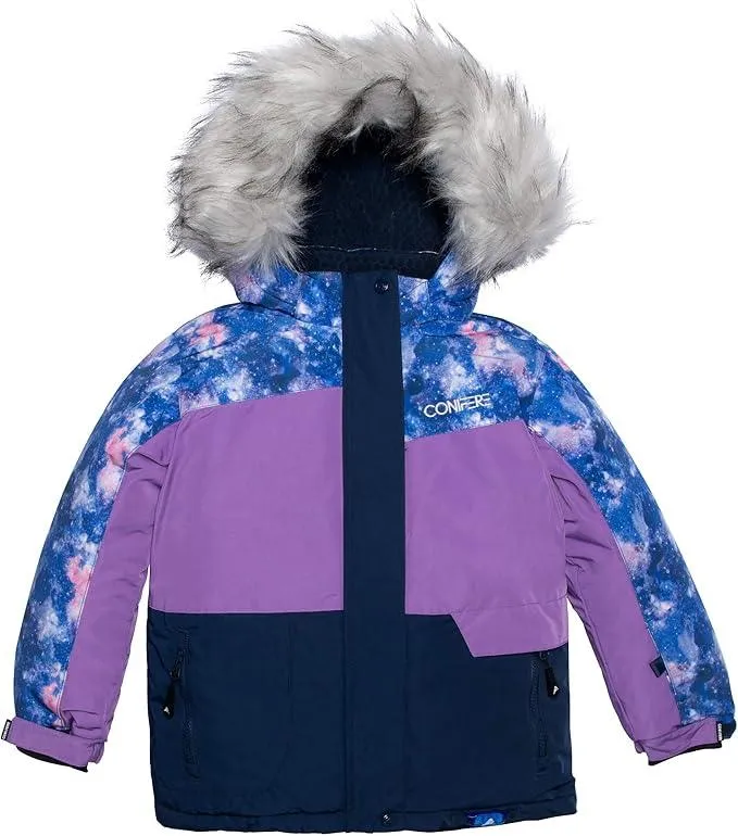 Ensemble de Combinaison Neige Charm pour Filles Conifere Billow - Violet - (Taille 7) Bébé Enfant Conifere