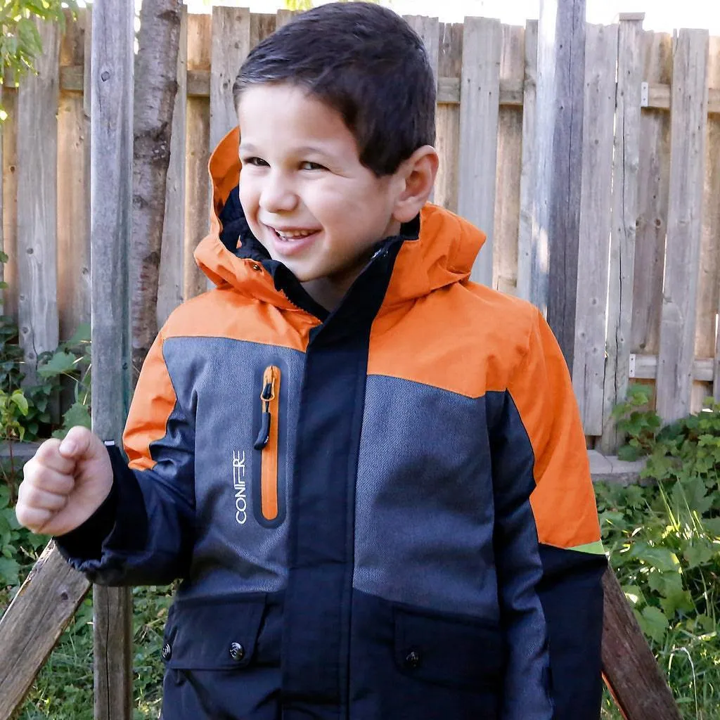 Ensemble de combinaison neige Conifere Boys Drill - Orange Bébé Enfant Conifere
