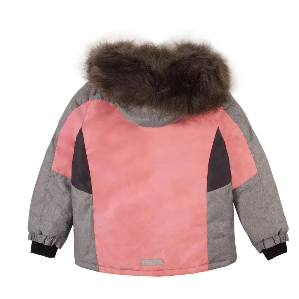 Ensemble de Combinaison de Neige pour Filles Conifere Flossy Bloom - Gris - (Tailles 4, 6 & 6x) Babykids Conifere