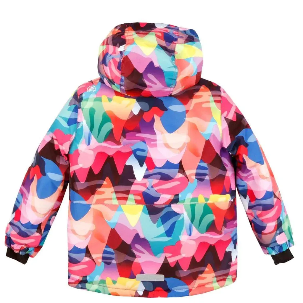 Ensemble de Combinaison Neige Bébé Filles Arc-en-Ciel Pailleté Conifere
