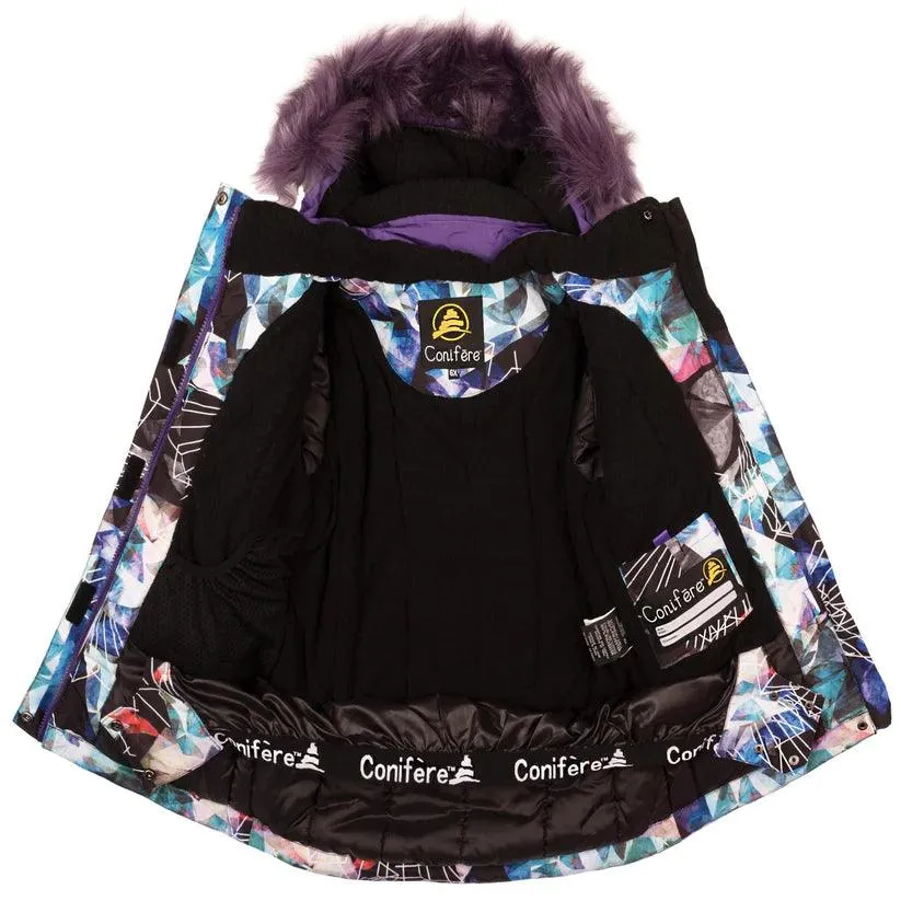 Conifere TAKLA - Combinaison neige Kaléidoscope pour filles - (Tailles 7 & 10) Bébé Enfant Conifere