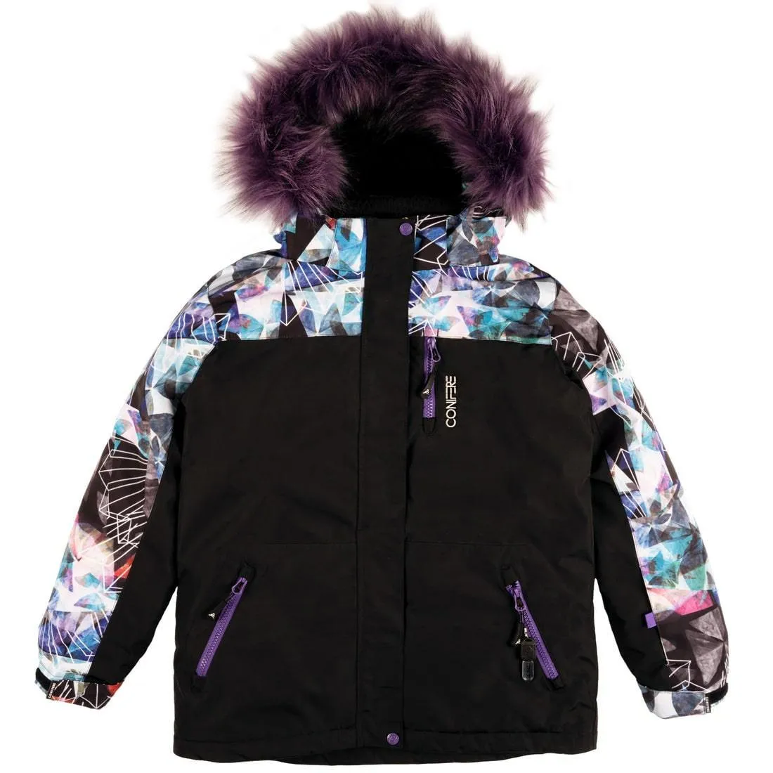 Conifere TAKLA - Combinaison neige Kaléidoscope pour filles - (Tailles 7 & 10) Bébé Enfant Conifere
