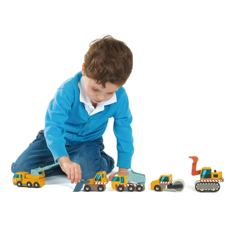 Jeu de Voitures de Construction