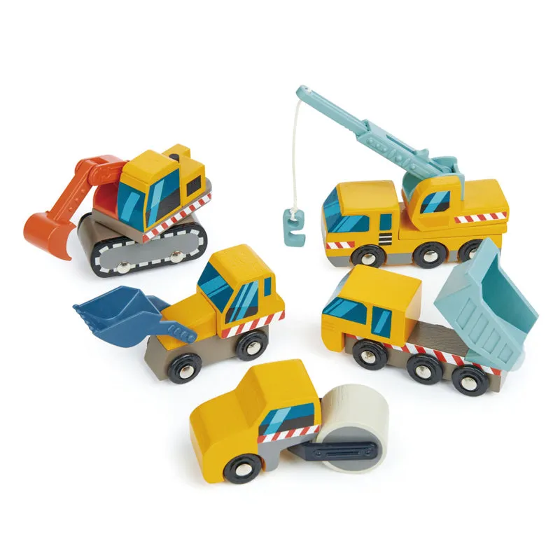 Jeu de Voitures de Construction