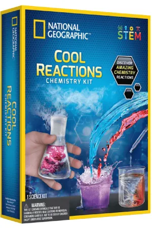 Kit de Chimie Réactions Cool National Geographic