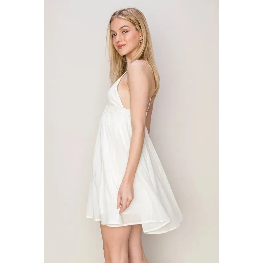 Robe Cami Mini en Voile de COTON