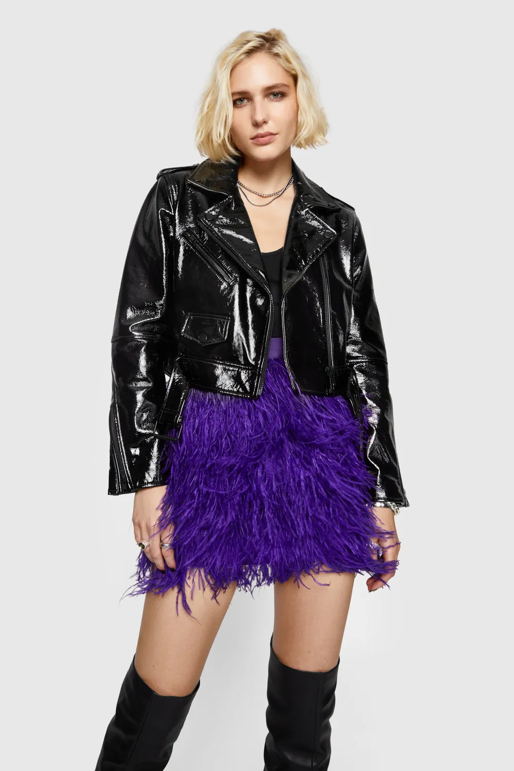 Veste moto Jett courte brevetée