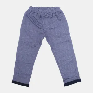 Pantalon Confortable avec Nœud Mignon