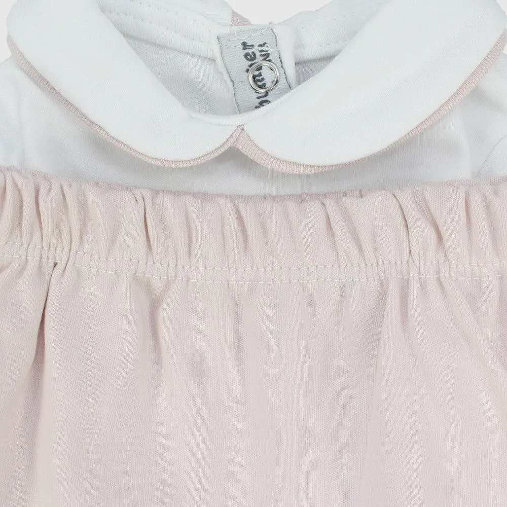 Pyjama Mignon à Manches Longues avec Fleurs