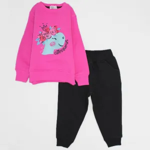 Pyjama en polaire à manches longues Cutesaurus