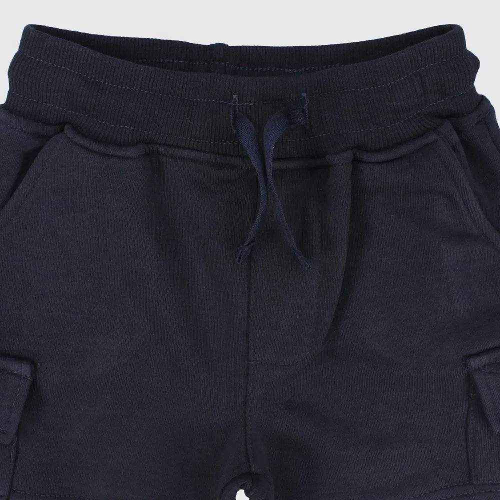 Short confortable bleu marine foncé