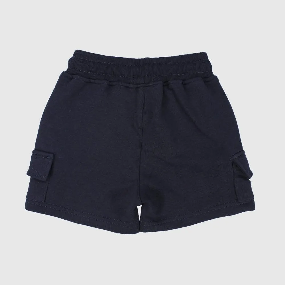 Short confortable bleu marine foncé