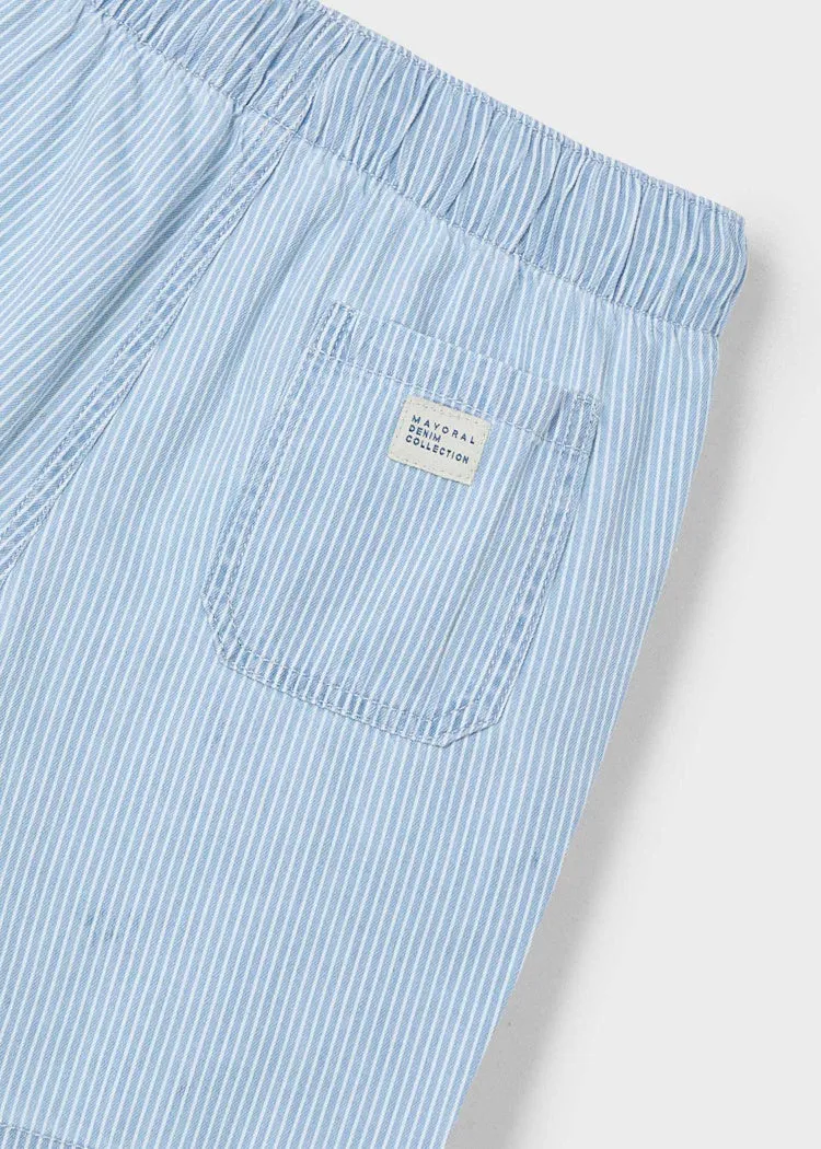 Bermuda en Denim - Rayures par Mayoral
