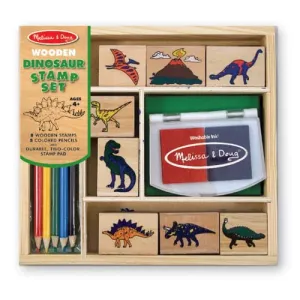 Ensemble de tampons en bois Dinosaure