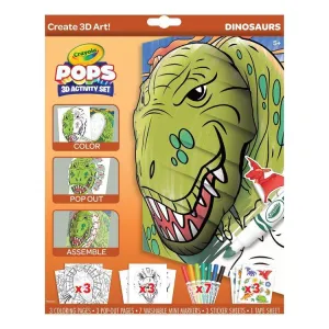 Ensemble d'Activités 3D Dinosaurs Pops