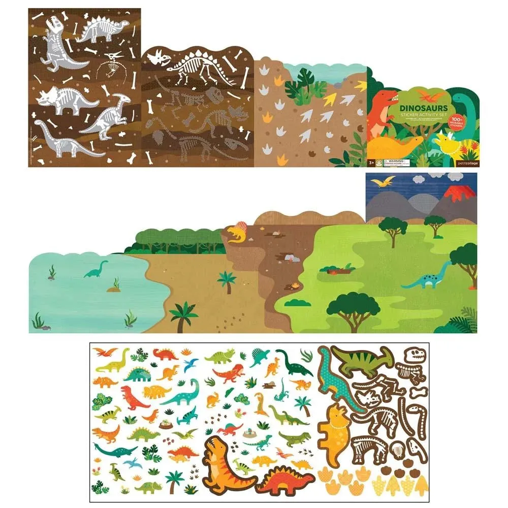 Ensemble d'Autocollants Dinosaures