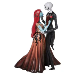 Disney Présentation Figurine Jack et Sally de L'Étrange Noël de Monsieur Jack Dansez Toute la Nuit