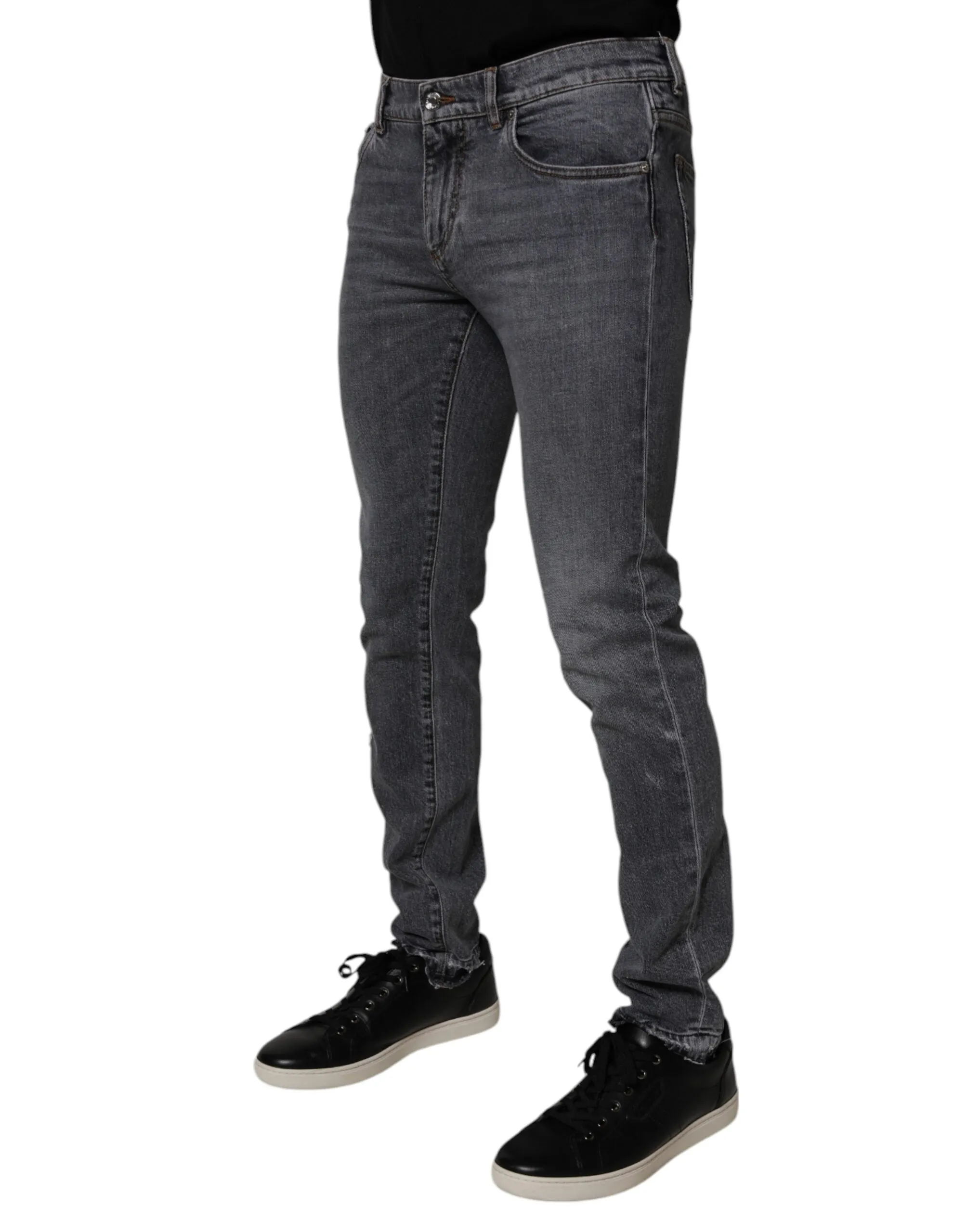 Dolce & Gabbana Jean Skinny Stretch en Coton Bleu pour Homme (Occasion)