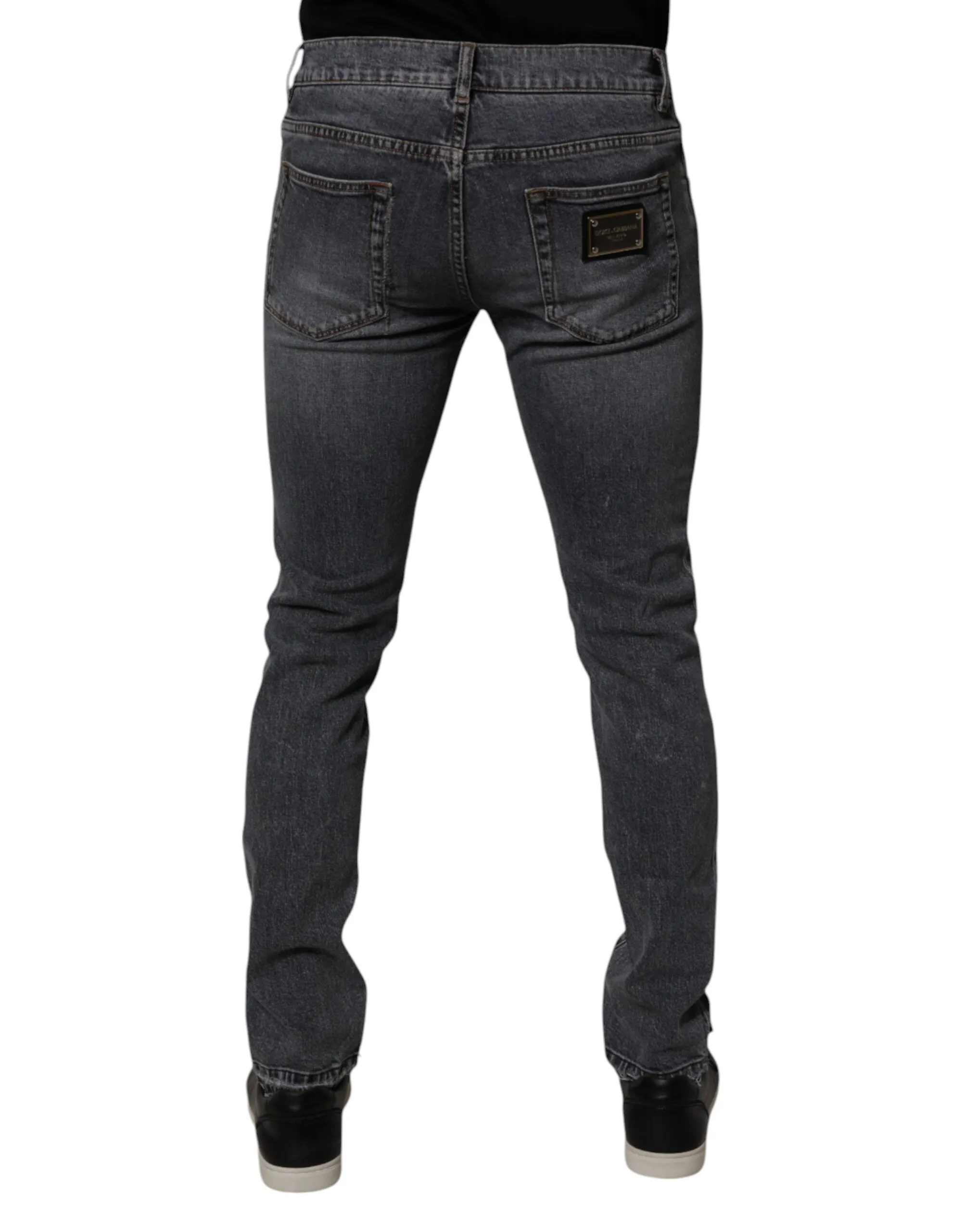 Dolce & Gabbana Jean Skinny Stretch en Coton Bleu pour Homme (Occasion)