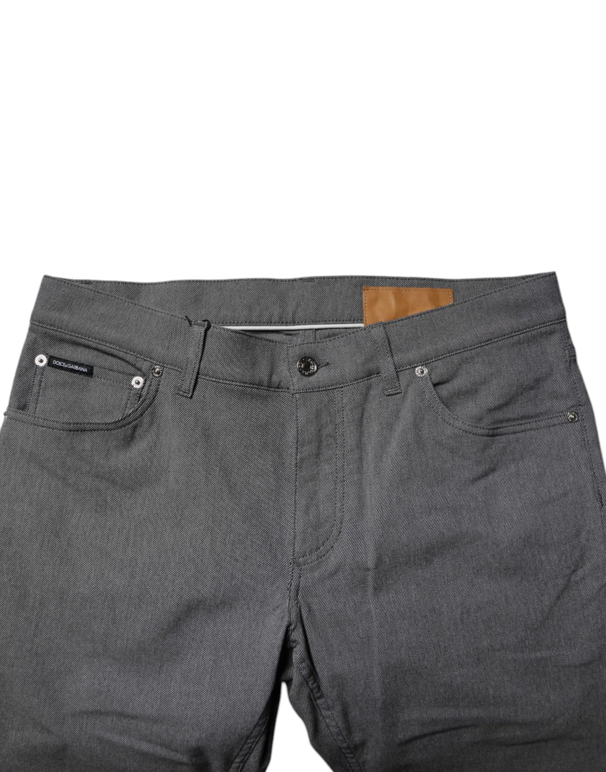 Dolce & Gabbana Jeans Homme Slim Stretch en Coton Bleu