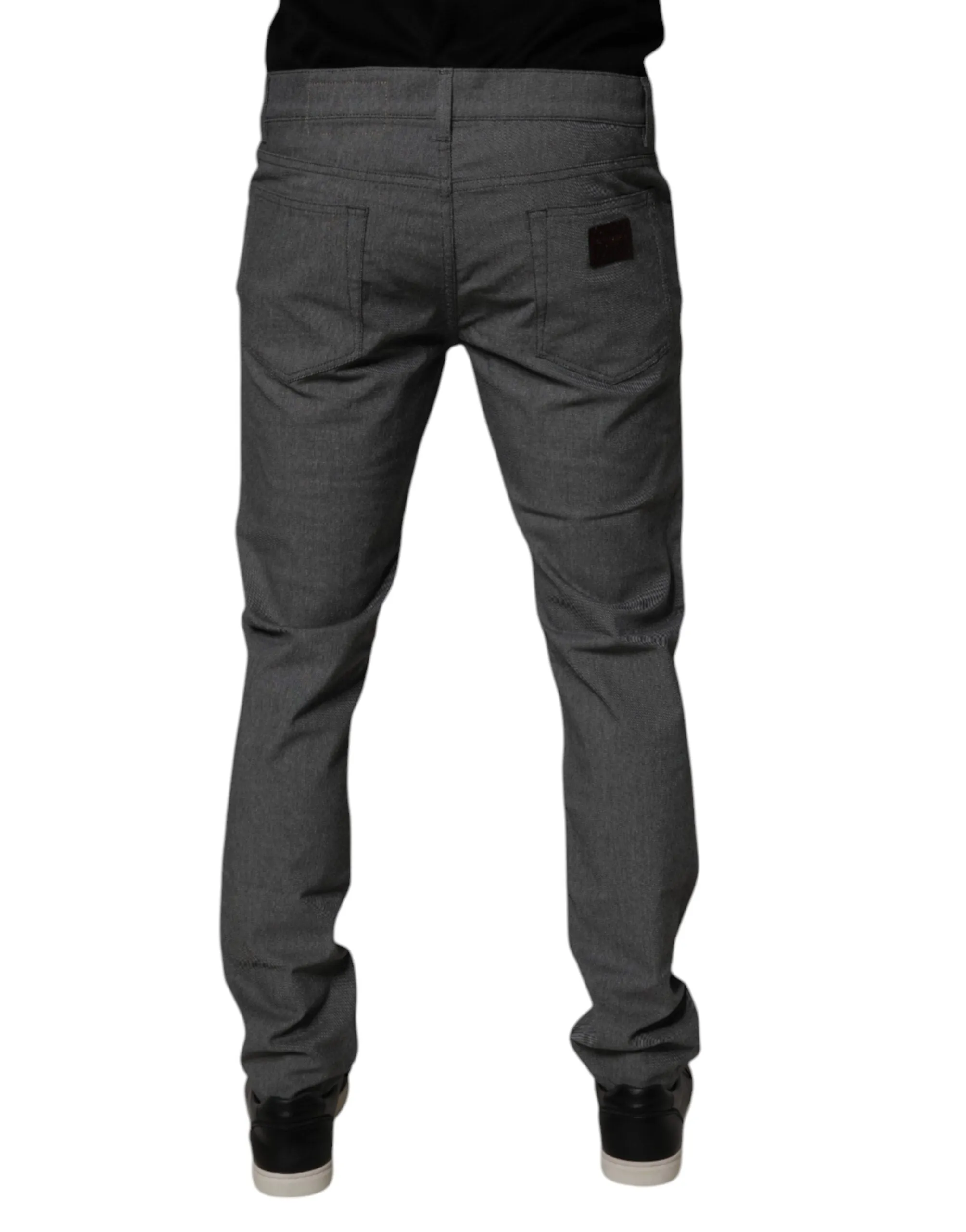 Dolce & Gabbana Jeans Homme Slim Stretch en Coton Bleu