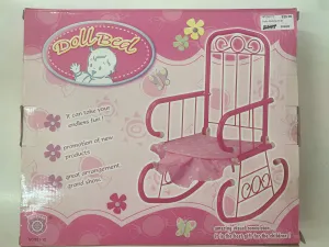 Chaise à bascule pour poupée