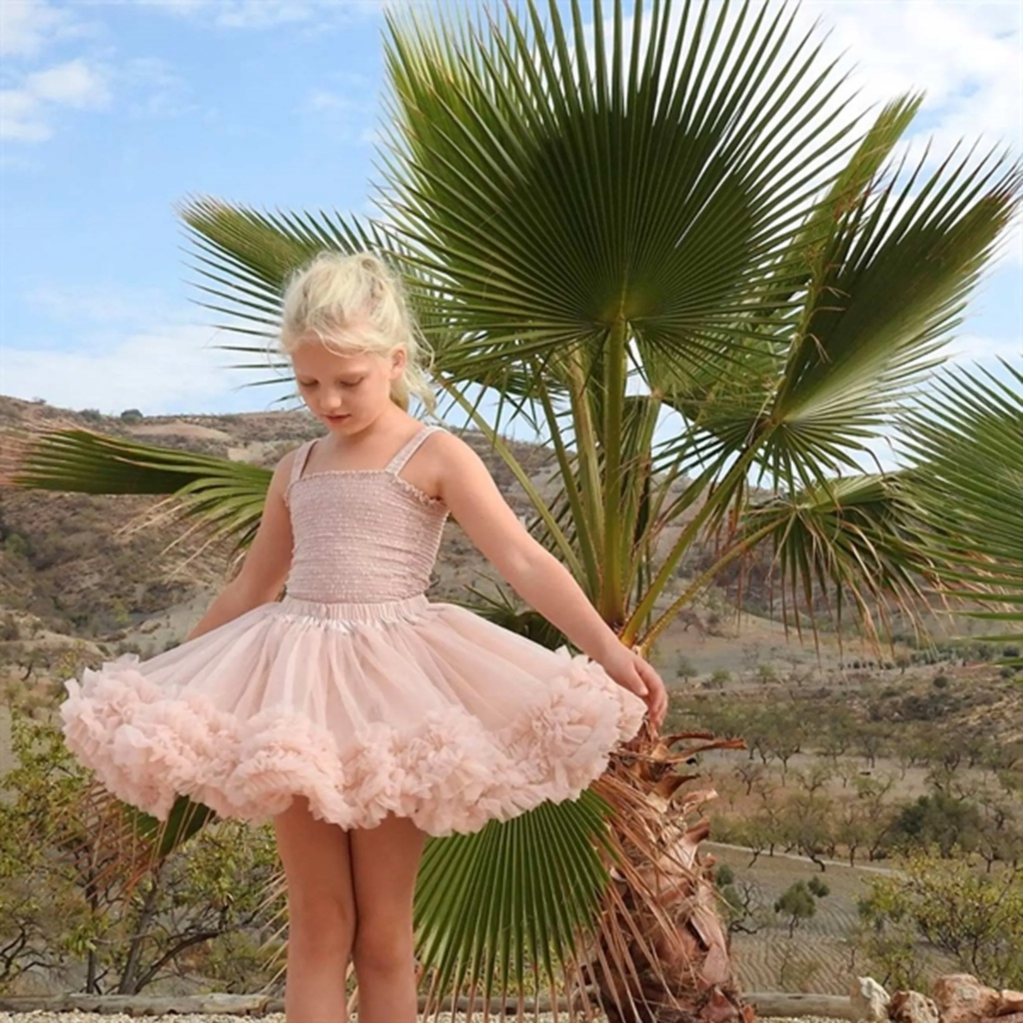 Dolly par Le Petit Tom Jupe à Volants Rose Ballet Dolly par Le Petit Tom